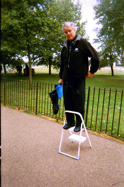 Michael Silberg at Speakers Corner, UK